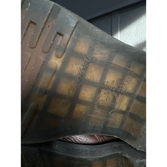 Dr. Martens Brown Leather Lace up 8 Eye Boots Mens Size 11 - Picture 9 of 10